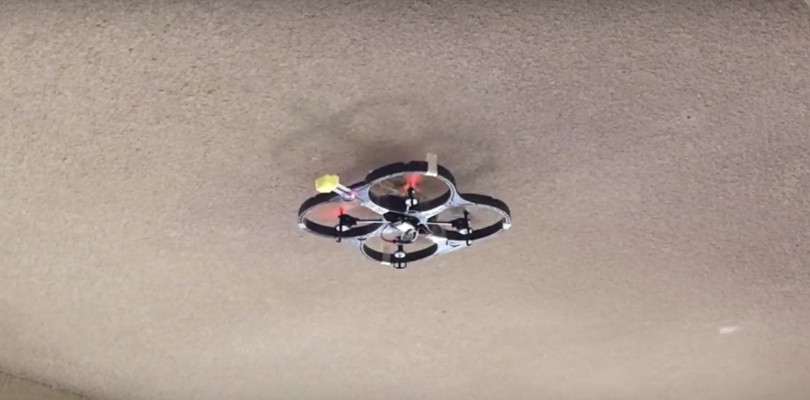 Parking Drones On The Ceiling For The Perfect Shot
