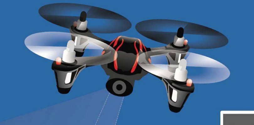 Illustrated Camera Drone