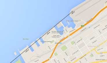 Map of Cleveland Airport