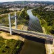 Drone Photo of BridgeScience Channel Features New Drone Show