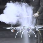 Drones in a Wind Vortex